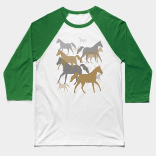 Horse Equestrian Baseball T-Shirt